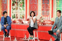 （左から）ミキ亜生、広瀬香美、霜降り明星・粗品。(c)TBS