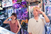 左からゆでたまご、スピードワゴン小沢。