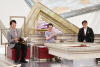 （左から）川島壮雄アナ、ピーコ、兵動大樹。(c)関西テレビ