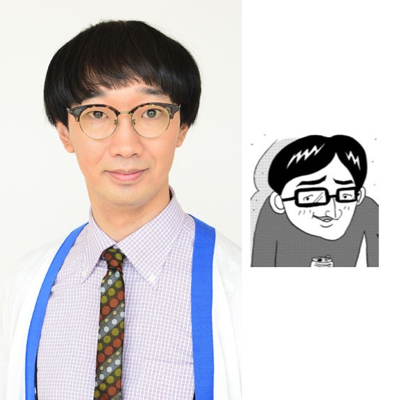 ラバーガール大水演じる編集局校閲部の社員・鴨志田哲也。