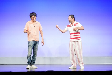 左から千原ジュニア、木村祐一。