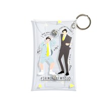 霜降り明星のミニクリアマルチケース。