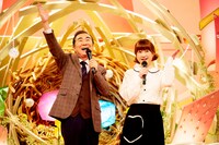 桂文枝と山瀬まみ。(c)ABCテレビ