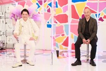 （左から）千鳥ノブ、高橋克実。(c)フジテレビ