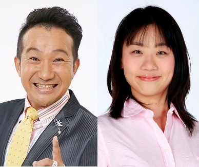 左から矢野勝也、いとうあさこ。