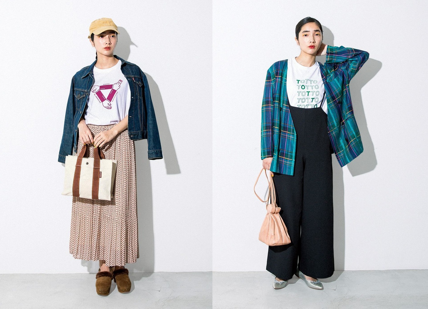 「おしゃれ着万歳Tシャツの会」着用イメージ