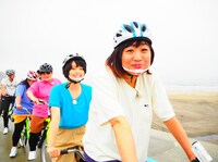 「梅沢・かまいたち＆しずちゃん・ぼる塾のタンデム自転車で行く福島バラエティロード」より。