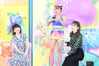 （左から）松本伊代、フワちゃん、矢田亜希子。(c)TBS