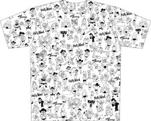 「ハリウッドザコシショウのものまね100連発ライブ！」
特製Tシャツ（白）