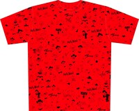 「ハリウッドザコシショウのものまね100連発ライブ！」
特製Tシャツ（赤）