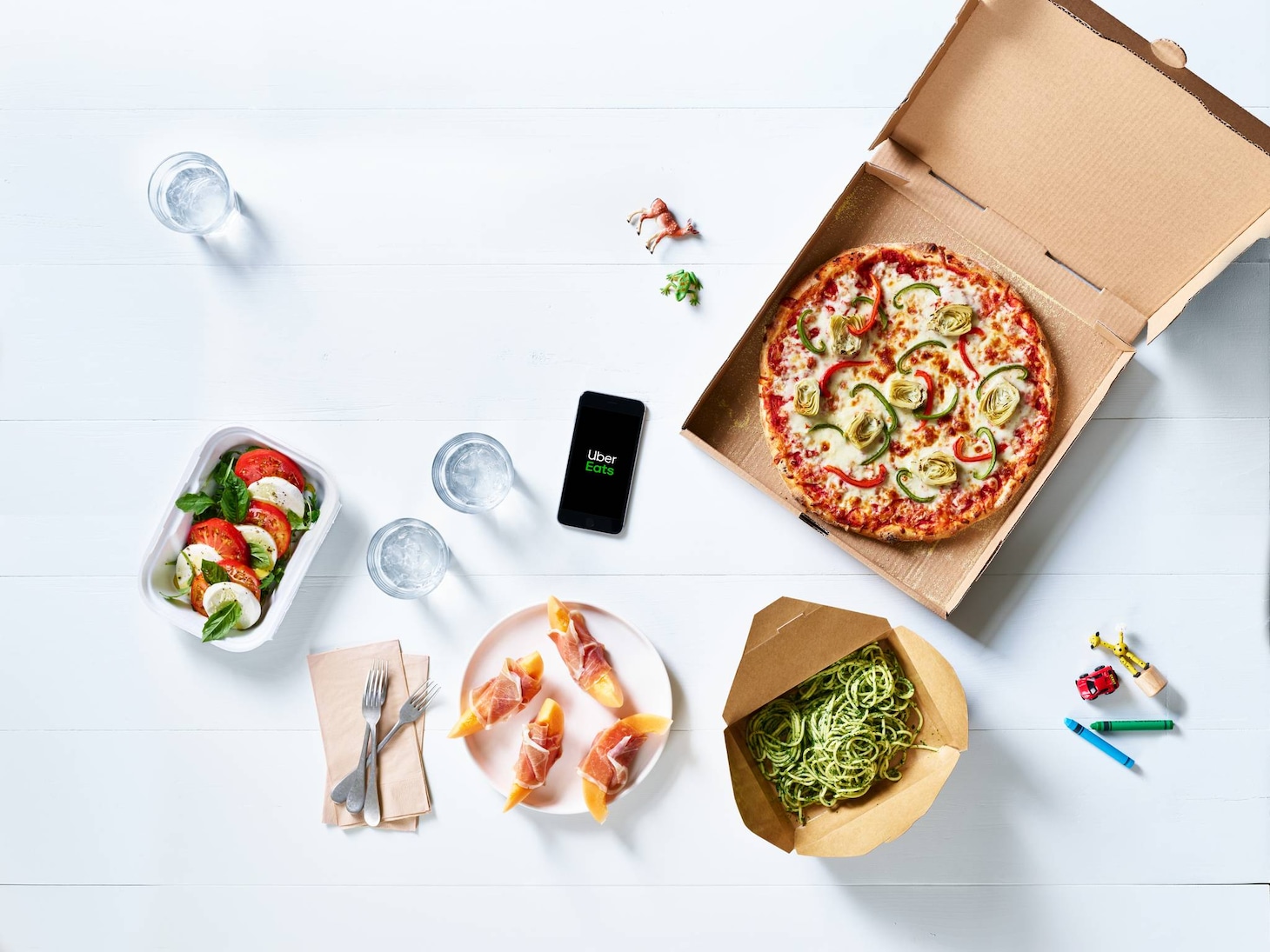 Uber Eatsのイメージ。
