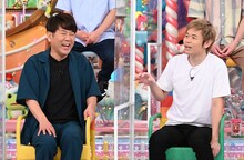 （左から）FUJIWARA藤本、品川庄司・品川。(c)テレビ朝日