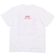 小川のせせらぎTV WE WANT ARCHIVE Tシャツ（ホワイト / フロント）