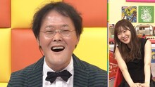 （左から）アインシュタイン稲田、指原莉乃。(c)テレビ朝日