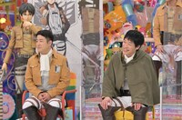 （左から）和牛・水田、麒麟・川島。(c)テレビ朝日