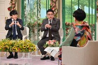 ミキと黒柳徹子。(c)テレビ朝日