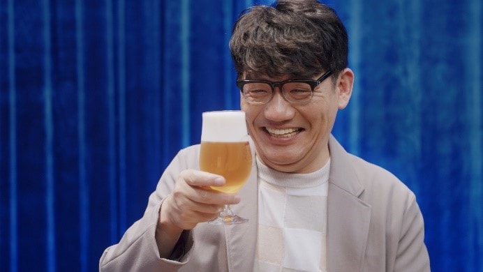 ずん飯尾、西野七瀬と乾杯してびっくりのけぞり120度