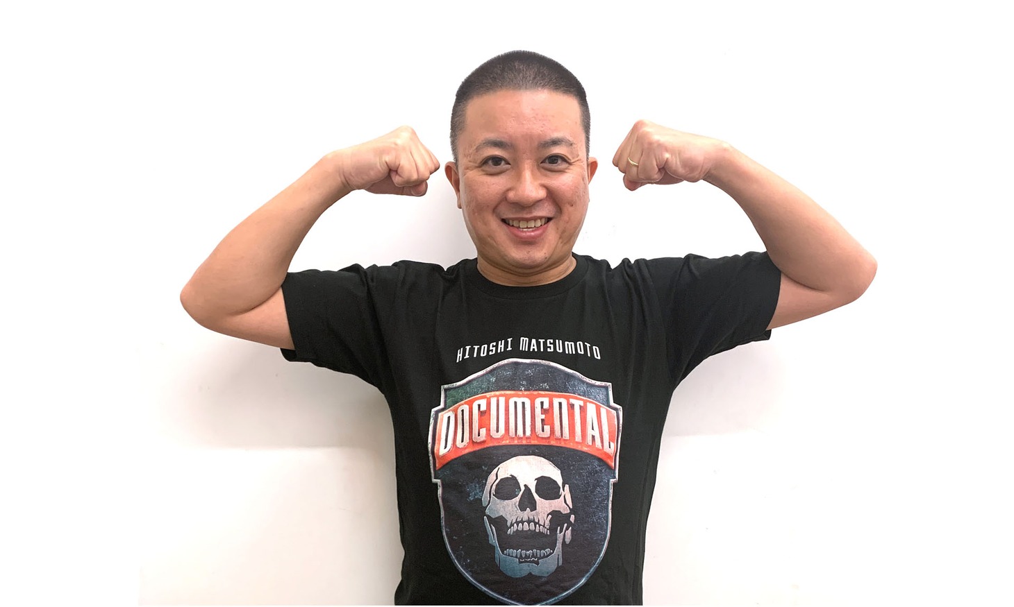 オンライン取材に応じたチョコレートプラネット松尾。
