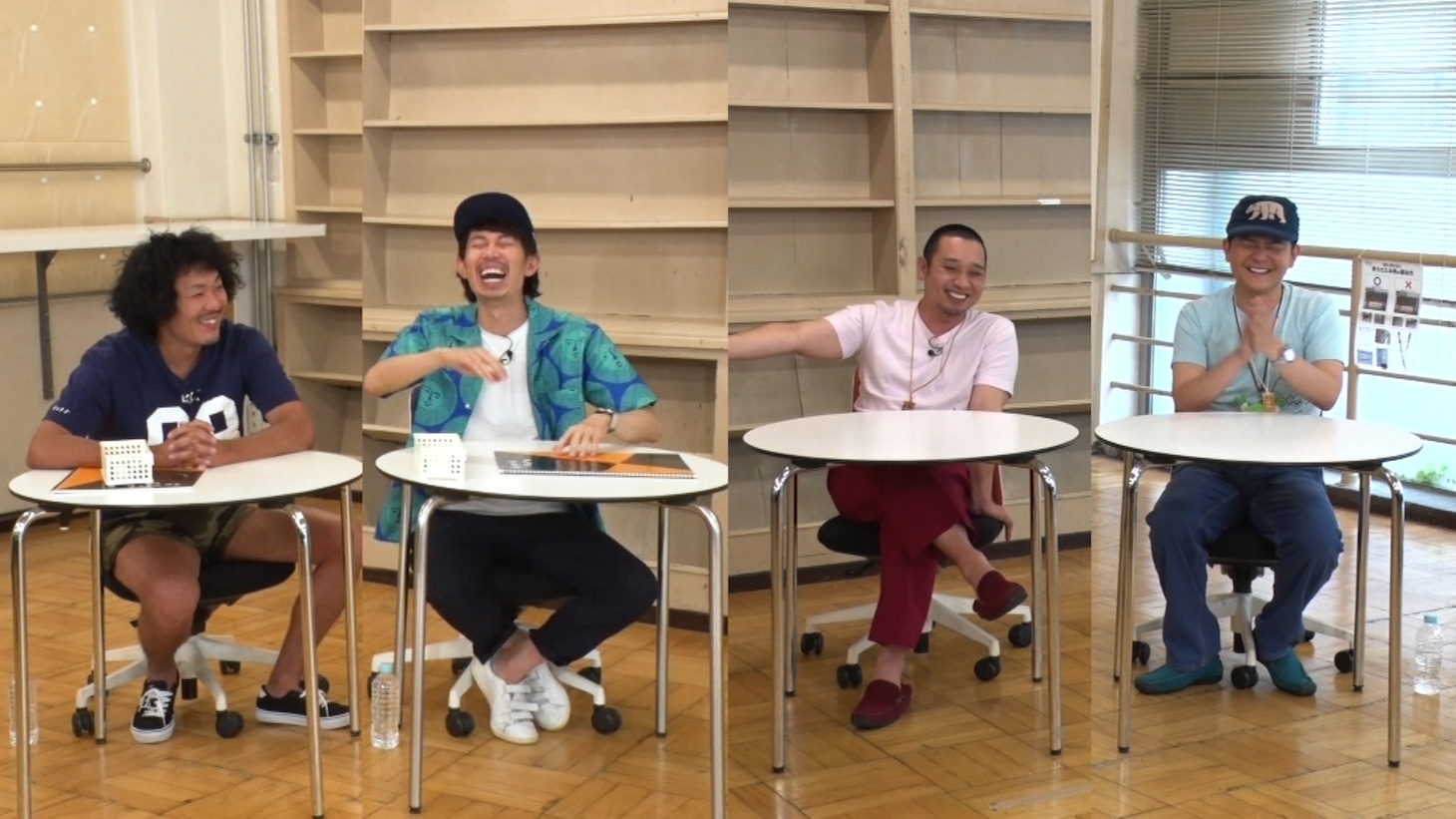 左からトータルテンボス、千鳥。