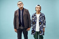 カミナリ。左から兵頭和也スタイルのまなぶ、カイジスタイルのたくみ。