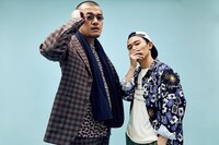 カミナリ。左から兵頭和也スタイルのまなぶ、カイジスタイルのたくみ。