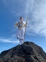 あばれる君のロケの一コマ。