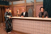 左から寺島しのぶ、中村獅童、尾上松也。(c)NHK