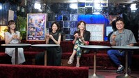左から千田絵民、中村静香、中島史恵、銀シャリ橋本。(c)BS12