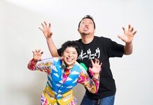 スーパーニュウニュウ。左からふるやいなや、大将。