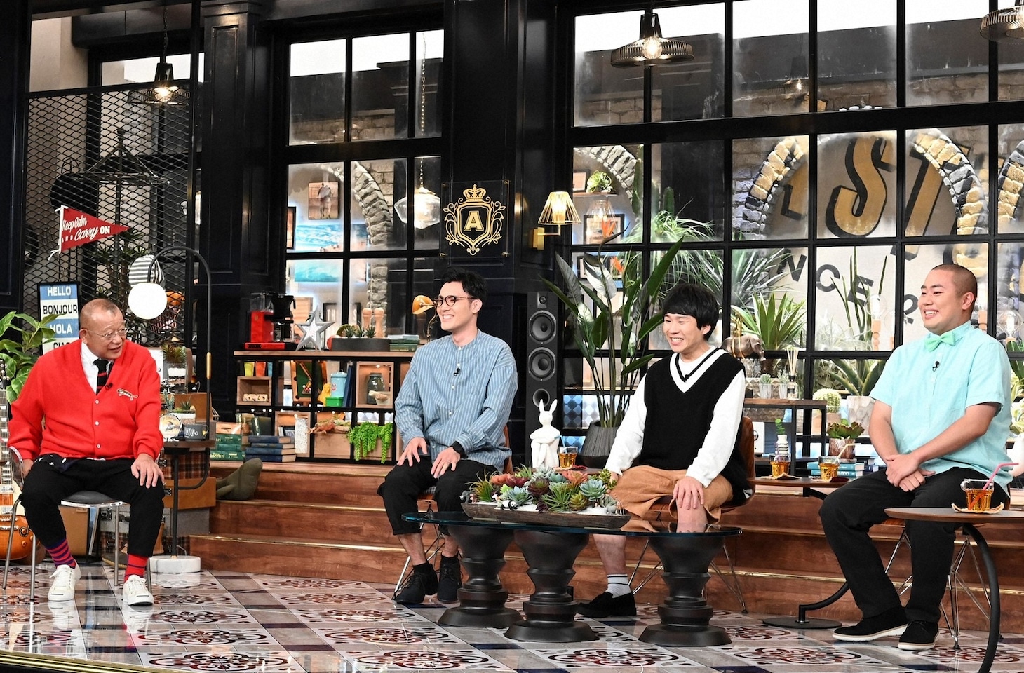 「A-Studio＋」に出演する笑福亭鶴瓶とハナコ。(c)TBS