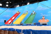 「探シタラTV 事務所対抗！次世代お笑いスター発掘SP」の収録の様子。