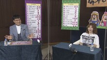「今年もやるよ！ねほりんぱほりん」に顔出しOKで臨む南海キャンディーズ山里（左）とYOU（右）。(c)NHK