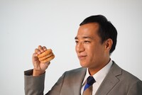 CM撮影中の様子。