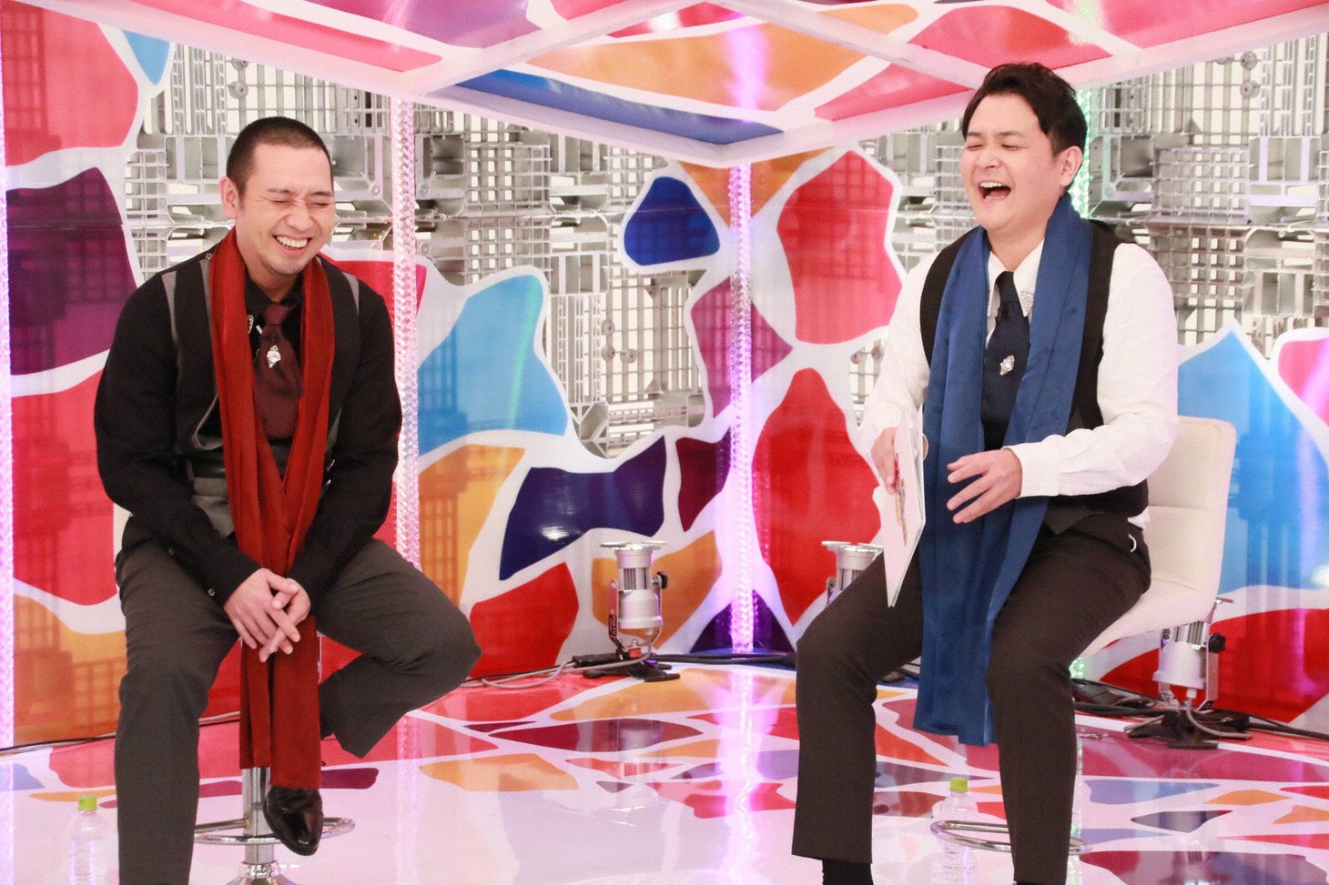 「千鳥のクセがスゴいネタGP」MCの千鳥。(c)フジテレビ