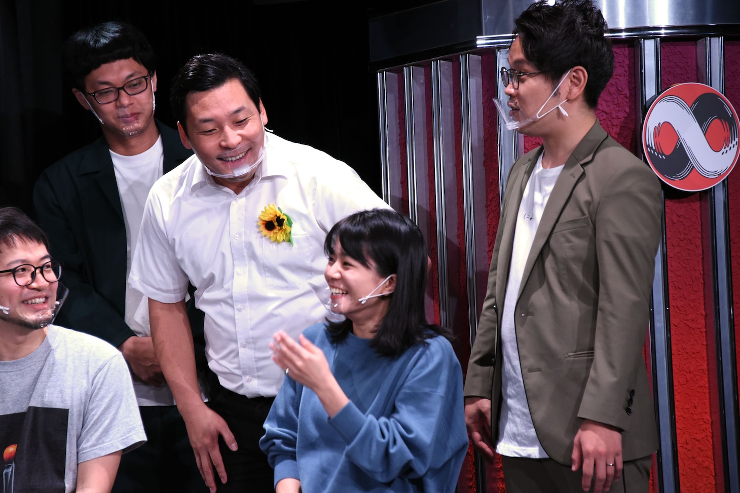 インディアンスと澤本あかり氏。