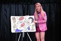 若手プレゼンコーナーに参加したZAZY。