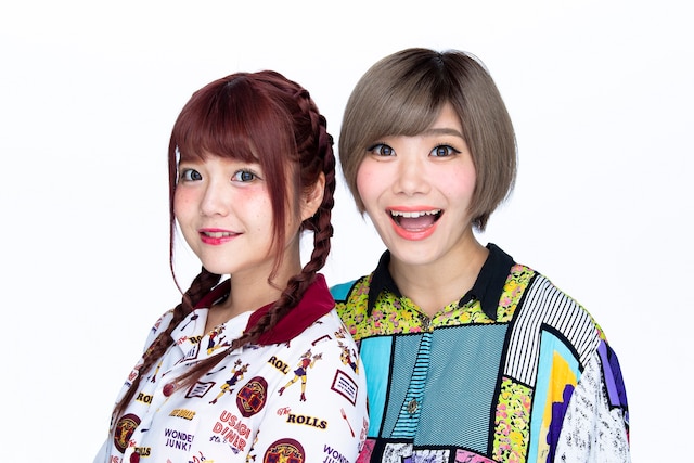 危険物てぃらてぃら。左からちなてい、早川知里。