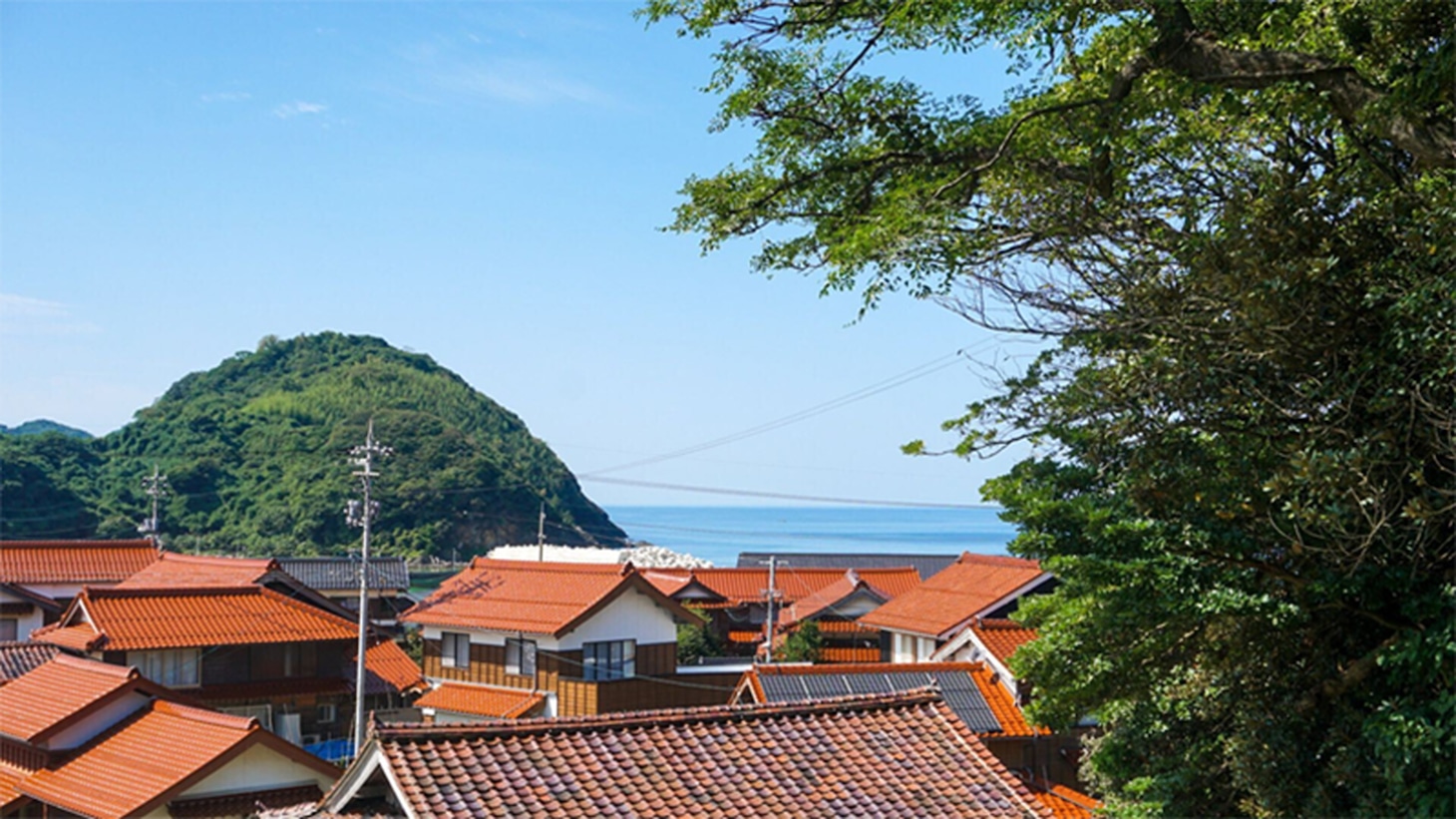 海辺の田舎町のイメージ。