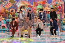 「アメトーーク！」に出演する「兄弟でコンビ組んでる芸人」の（前列左から）千原兄弟、中川家、（後列左から）ミキ、土佐兄弟。(c)テレビ朝日