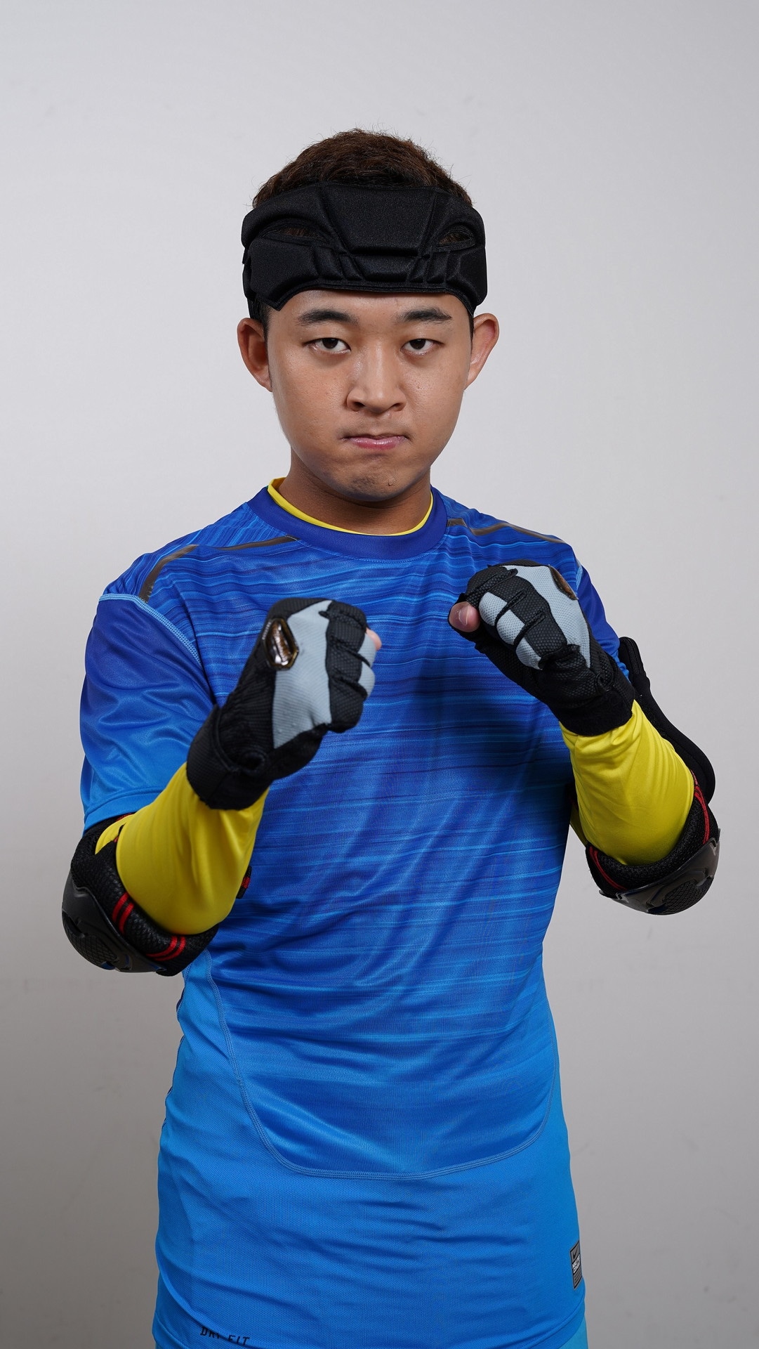 「逃走中～ハンターと鋼鉄の魔神～」に出演する四千頭身・後藤。(c)フジテレビ