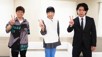 「R-1ぐらんぷり2020」優勝者特番に出演する（左から）陣内智則、和田アキ子、マヂカルラブリー野田クリスタル。(c)関西テレビ