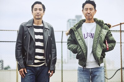 古谷実のマンガ「グリーンヒル」のファッションに挑戦したチュートリアル。(c)RIKKI／ヤングマガジン