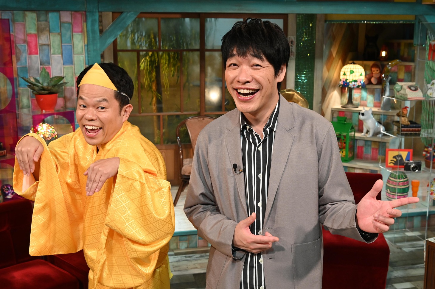 左からダイアン津田、麒麟・川島。(c)読売テレビ