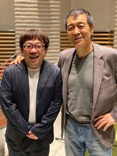 キャイ～ン天野（左）と矢沢永吉（右）。