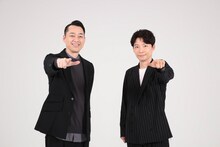 「ノンストップ！」で対談する（左から）バナナマン設楽、星野源。(c)フジテレビ
