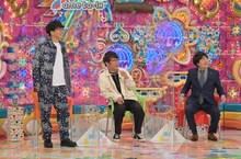 （左から）ミキ亜生、FUJIWARA藤本、蛍原徹。(c)テレビ朝日
