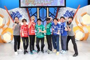 左から藤崎マーケット・田崎、ラニーノーズ、さや香、ネイビーズアフロ、藤崎マーケット・トキ。(c)SUN-TV/吉本興業