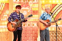 （左から）神山智洋、お見送り芸人しんいち。(c)TBS