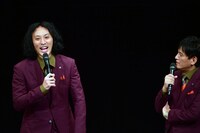 左から爆ノ介、ヤナギブソン。