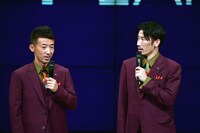 コヴァンサンこと小林幸太郎（左）ときょうくんこと西野恭之介（右）。